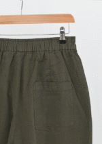 شلوار بالنی کتان بغل جیب - Image 5