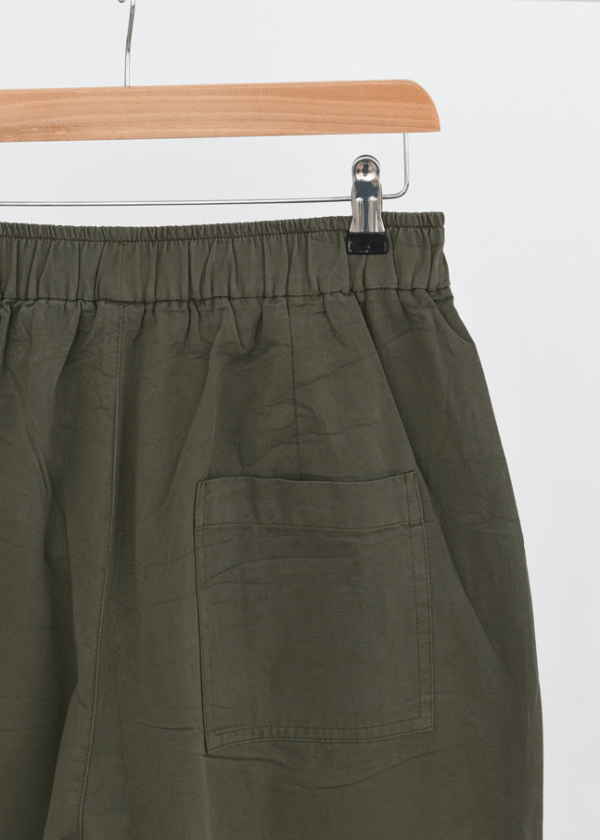 شلوار بالنی کتان بغل جیب - Image 5