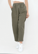 شلوار بالنی کتان بغل جیب - Image 7