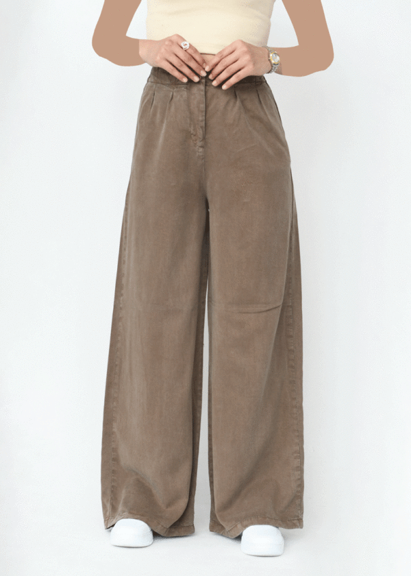 شلوار کتان نوفل پشت کش - Image 3