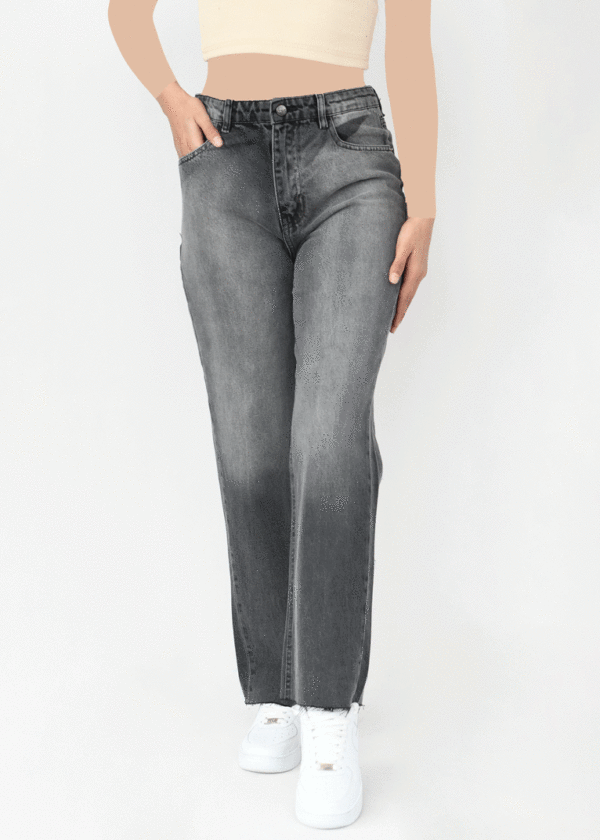 شلوار پاینن کات ذغالی روشن زارا - Image 4