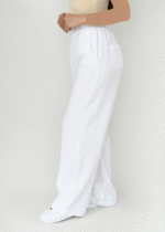 شلوار کتان نوفل سفید - Image 4