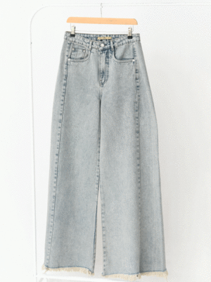 شلوار اسپانیش جین آبی کثیف