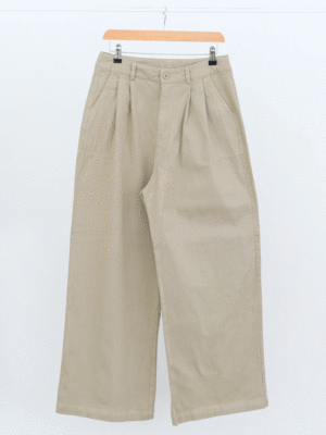 شلوار کتان بگ بغل جیب