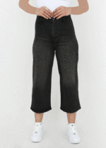 شلوار واید لگ ذغالی - Image 2