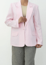 کت لینن رنگی جیب نما - Image 7