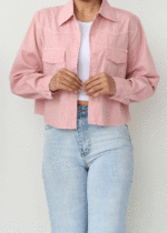 پیراهن جلو دکمه جیب دار - Image 3