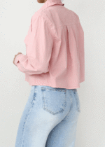 پیراهن جلو دکمه جیب دار - Image 6