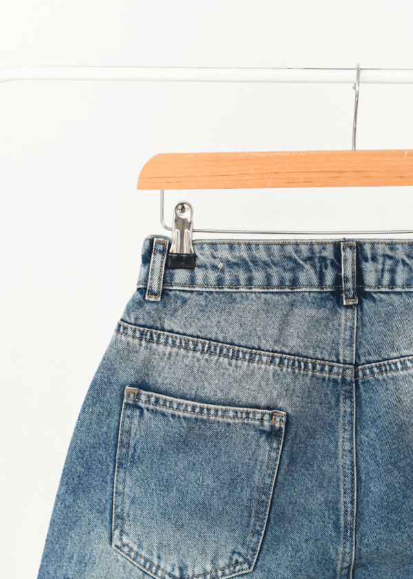 شلور جین بوی فرند زاپدار - Image 3