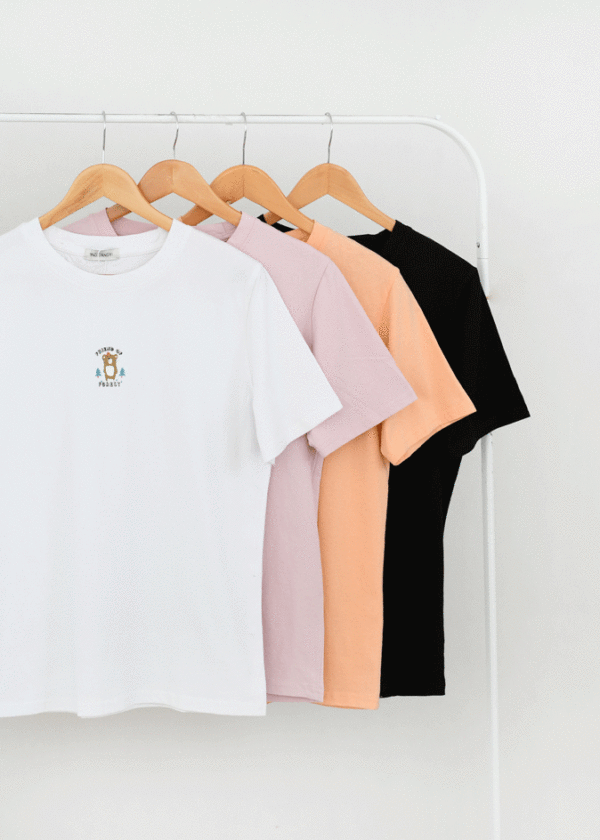 تیشرت طرح دار خرس کوچولو - Image 2