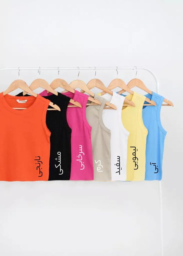 تاپ حلقه ای کبریتی رنگی - Image 2