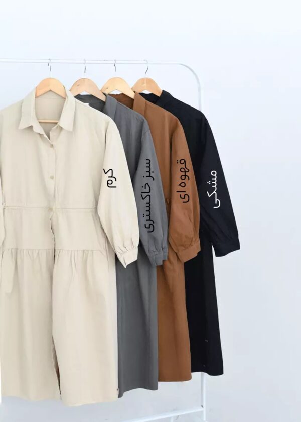 پیراهن وارداتی کتان - Image 2