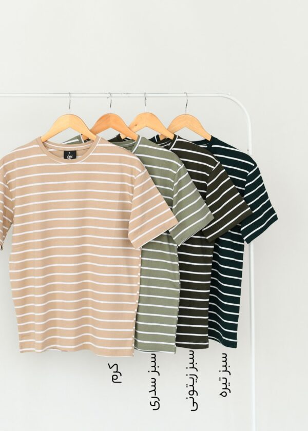 تیشرت راه راه رینگی - Image 2