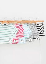 ست تیشرت و شورتک راه راه کبریتی - Image 4