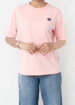 تیشرت گلدوزی قلب چسبیده - Image 5