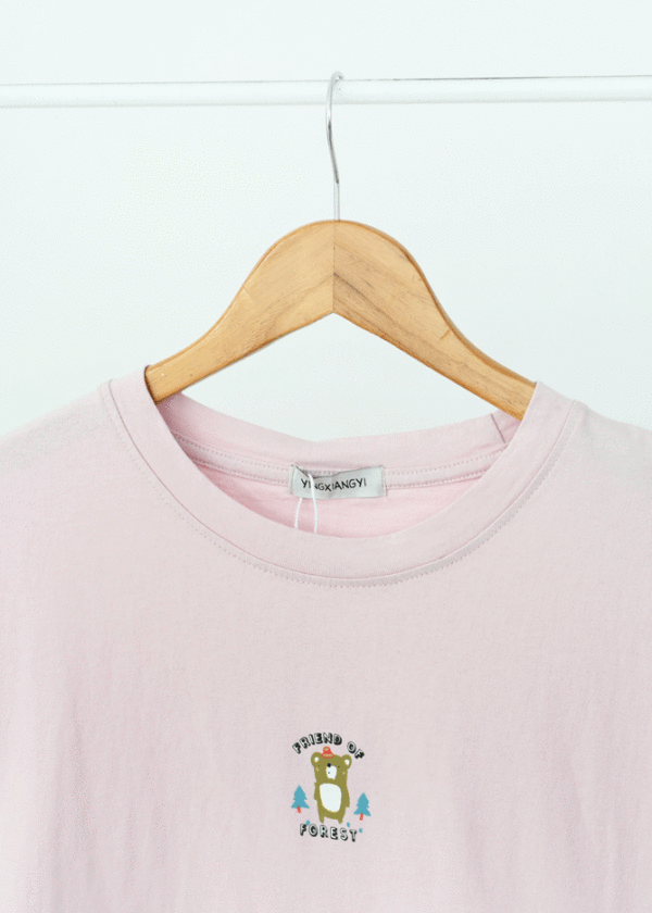 تیشرت طرح دار خرس کوچولو - Image 3