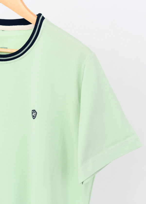 تیشرت مردانه یقه رنگی - Image 5