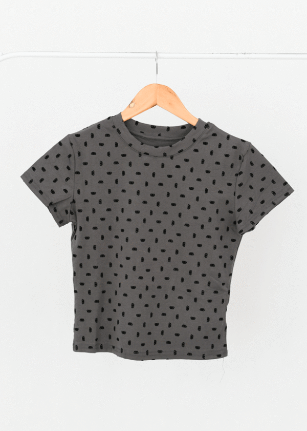 تیشرت طرح مخمل وارداتی - Image 1