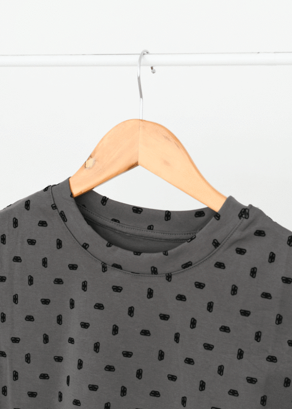 تیشرت طرح مخمل وارداتی - Image 3