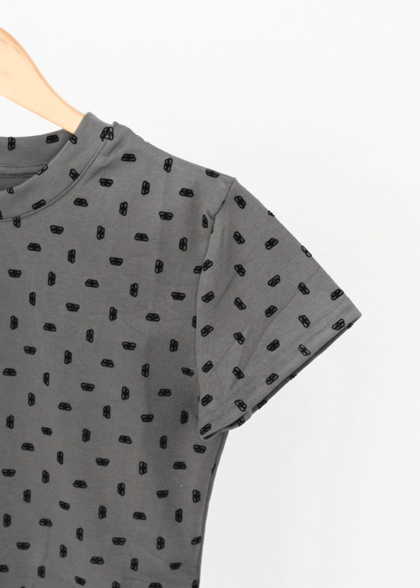 تیشرت طرح مخمل وارداتی - Image 4