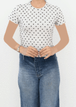 تیشرت طرح مخمل وارداتی - Image 5