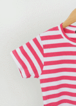 ست تیشرت و شورتک راه راه کبریتی - Image 5