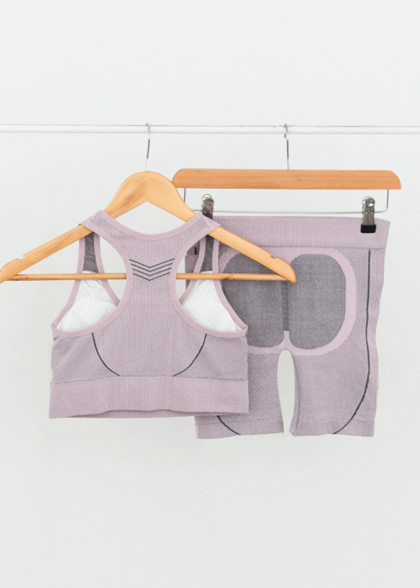 ست نیم تنه و شورتک ورزشی کبریتی - Image 5