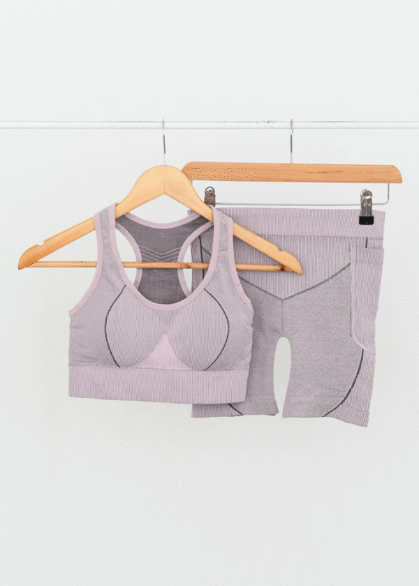 ست نیم تنه و شورتک ورزشی کبریتی - Image 1