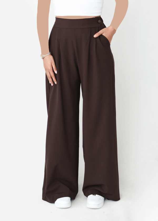 شلوار بغل کمر دکمه - Image 5