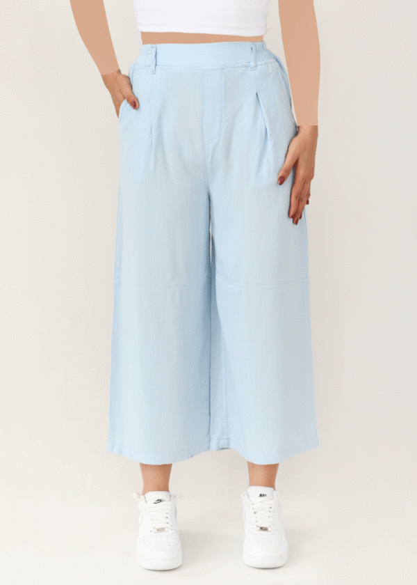 شلوار لینن اسلپ پشت کش - Image 6