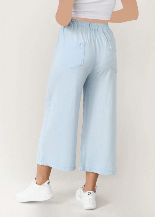 شلوار لینن اسلپ پشت کش - Image 9