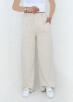 شلوار لینن حصیری نیم بگ - Image 6