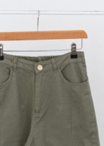 شلوار کتان مام فیت پشت کش - Image 4