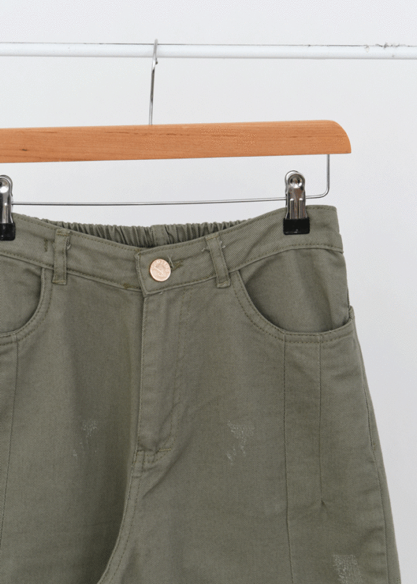 شلوار-کتان--(4) شلوار کتان مام فیت پشت کش - Image 4