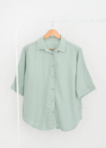 شومیز آستین سه ربع سیلک