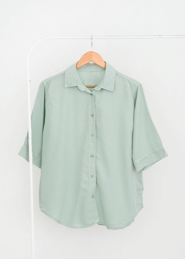 شومیز آستین سه ربع سیلک - Image 1