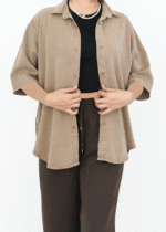 شومیز آستین سه ربع سیلک - Image 5