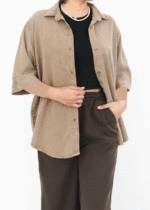 شومیز آستین سه ربع سیلک - Image 7