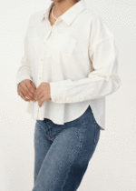 شومیز لینن اچ اند ام - Image 7