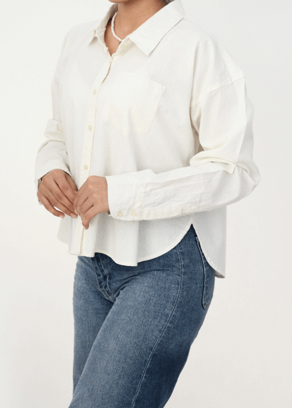 شومیز لینن اچ اند ام - Image 7