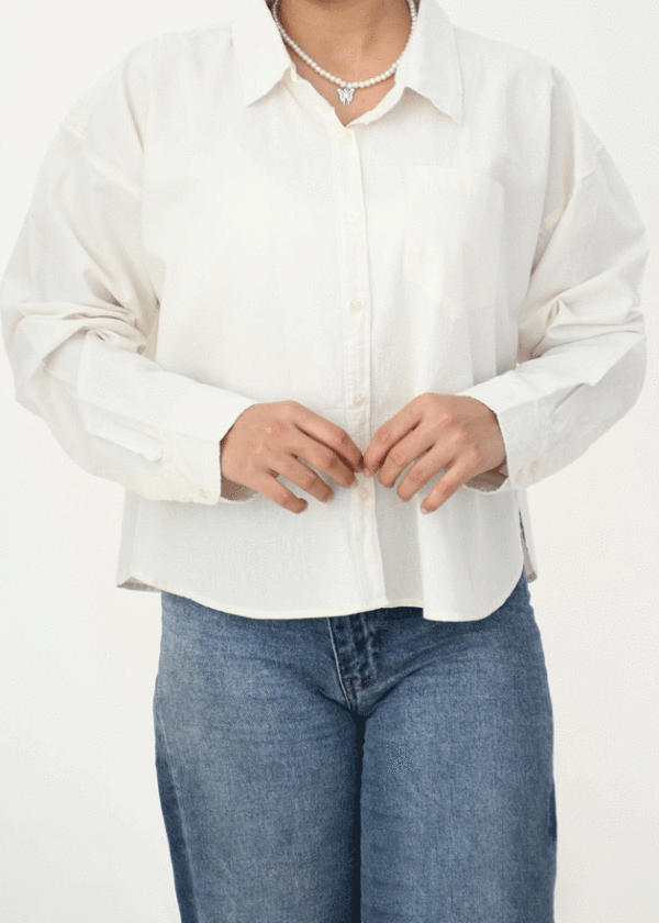 شومیز لینن اچ اند ام - Image 9