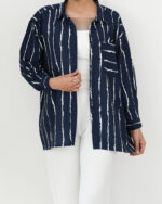 شومیز طرح راه راه - Image 8