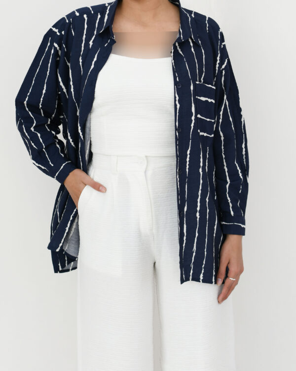 شومیز طرح راه راه - Image 7