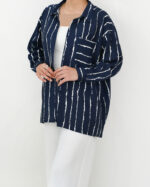 شومیز طرح راه راه - Image 6