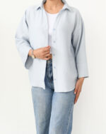 شومیز پلیسه رنگی - Image 6