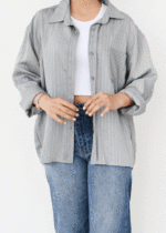 شومیز راه راه پری رنگی - Image 4