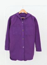 شومیز کتان کلاه دار