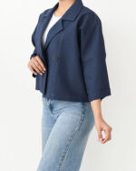 کت لینن کوتاه - Image 5