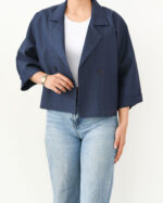 کت لینن کوتاه - Image 6