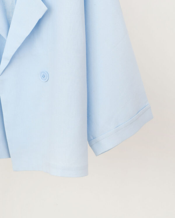 کت لینن کوتاه - Image 7